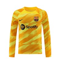 Camisa de Futebol Barcelona Goleiro Equipamento Alternativo 2023-24 Manga Comprida